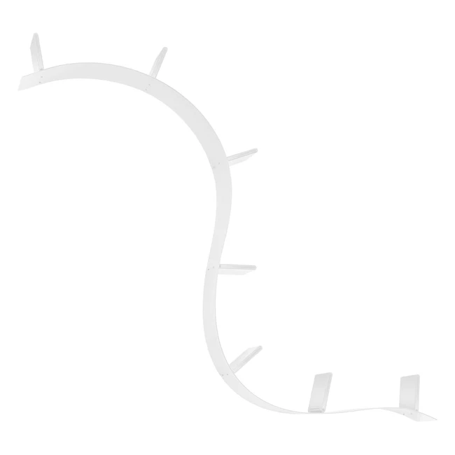 Mensola Kartell Bookworm 7 Reggilibri Bianca 320x19x20 cm