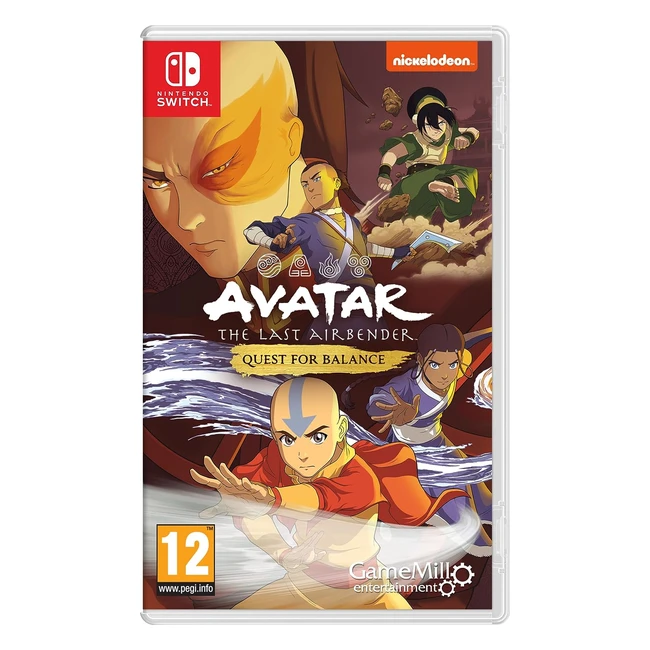 Avatar The Last Airbender Quest for Balance Switch - Explore the World, Embrace Your Destiny, Unleash the Avatars
