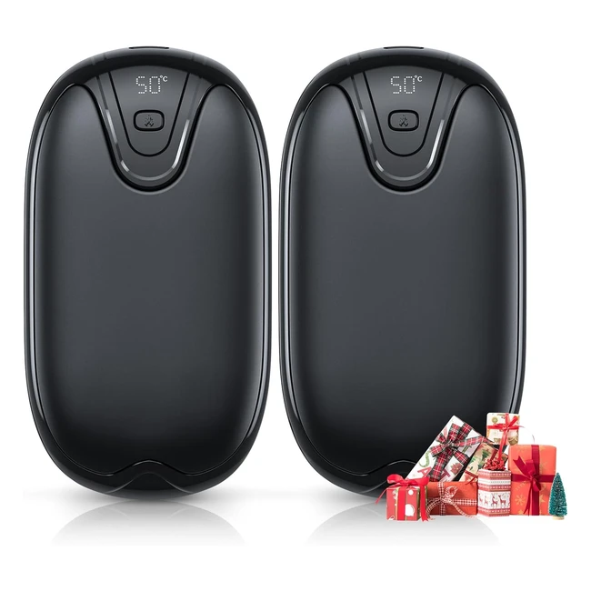 Chauffe-mains rechargeable USB 2 en 1 avec 3 modes de chauffage rglables