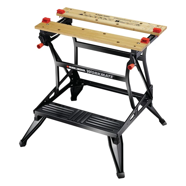 Banco da Lavoro BlackDecker Doppia Altezza Struttura in Acciaio Resistente