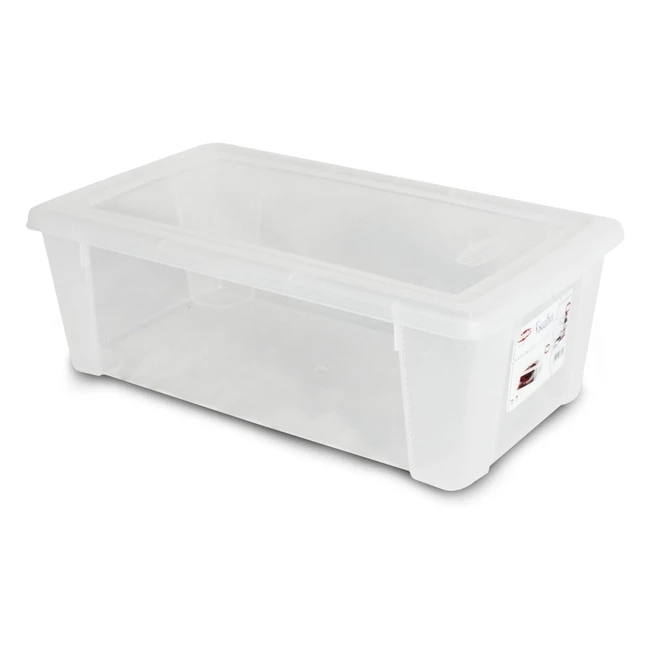 Stefanplast Visualbox Scatola Multiuso M 325x19x11 - Organizzazione Pratica e Comoda
