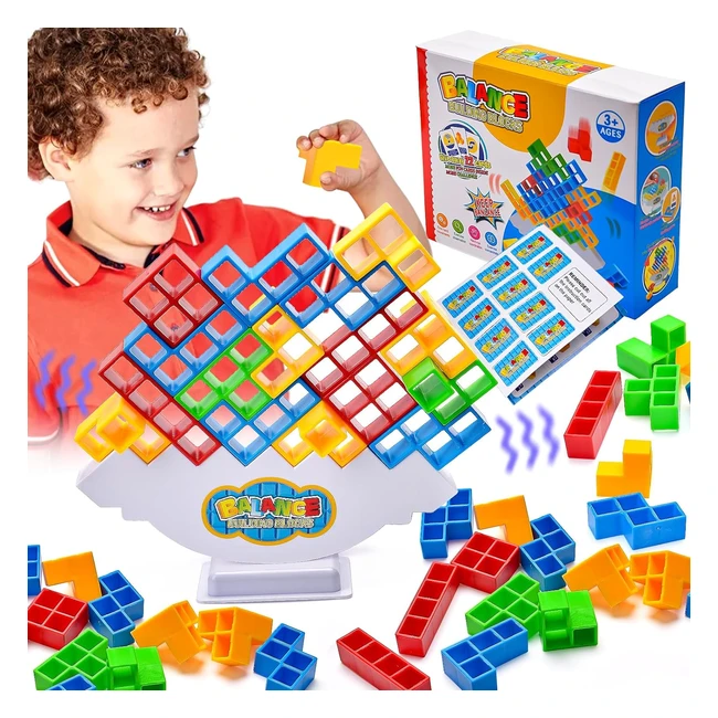 Jeu dquilibre Tetra Tower Xinrongda - Jouet adulte et enfant - Jeu de constru