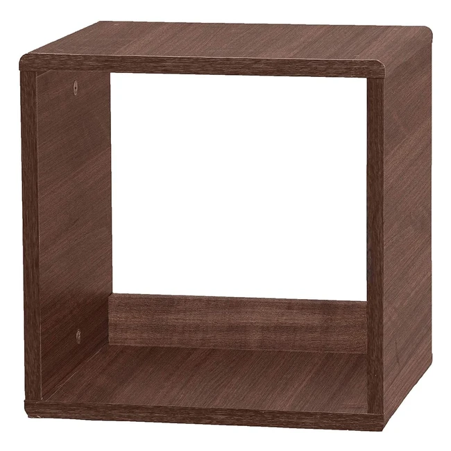 Iris Ohyama Tagre Meuble Cube de Rangement QR Box QR34 Marron