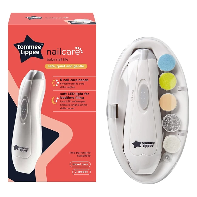 Tommee Tippee Electric Baby Nail File Trimmer - Gentle Safe and Efficient