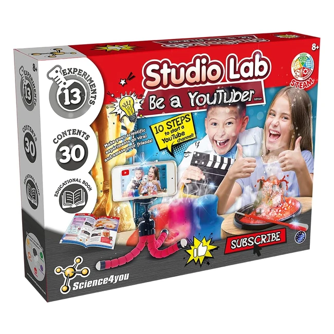 Science 4 You 919808004 Be a YouTuber Mixed Colours - Crazy Experiments STEM Ce