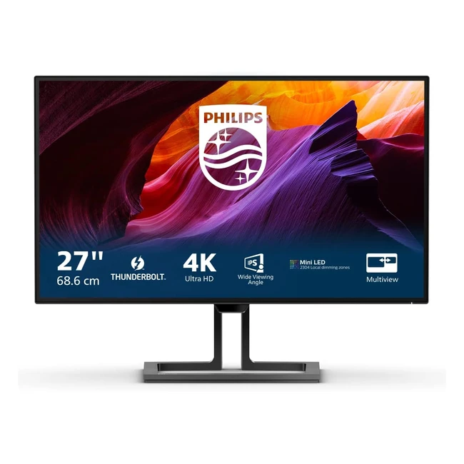 Monitor Philips 27B1U7903 UHD 27 pollici MiniLED HDR1400