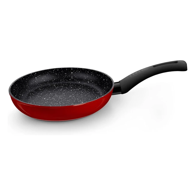 Poêle en titane-aluminium pour induction 26 cm - Résistant à la déformation