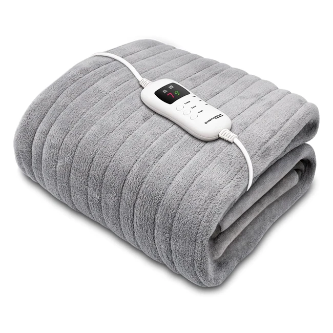 Dreamcatcher Electric Heated Throw Blanket - Soft Fleece Timer 9 Heat Settings
