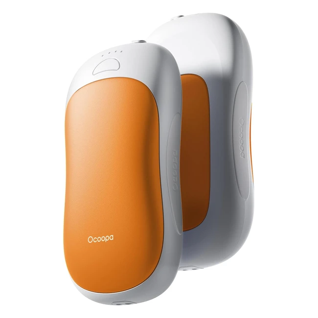 Ocoopa Hand Warmers Rechargeable 10000mAh - Allaround Heat, Max 58.4°C, 15 Hours, Compact & Durable
