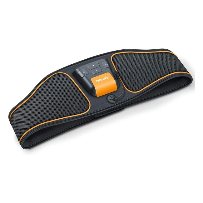 Beurer EM 37 Bauchmuskelgürtel EMS - Stärkung der Bauchmuskulatur - Regeneration - Schwarz