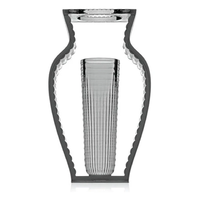 Vaso Kartell I Shine Fumè - Design Eugeni Quitllet - 20x33x95 cm