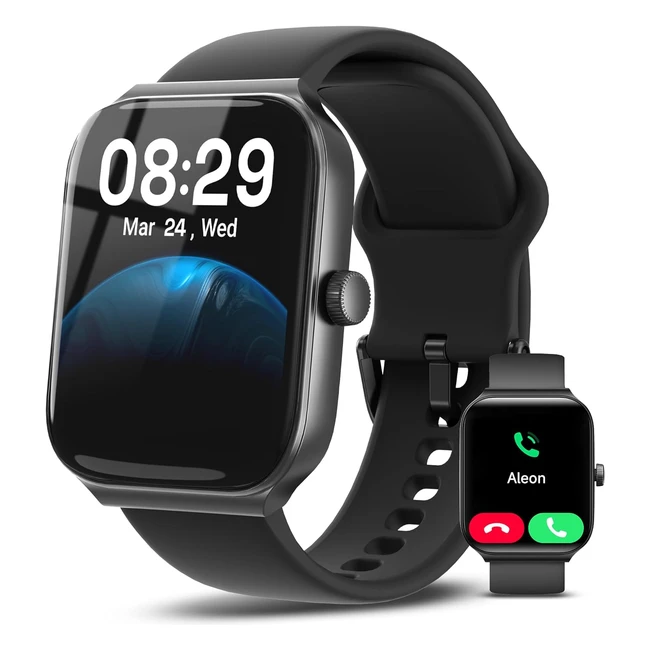 Montre Connectée 195 Smartwatch Sport avec Appel Bluetooth pour Homme Femme - Étanche IP68 - Alexa Intégré