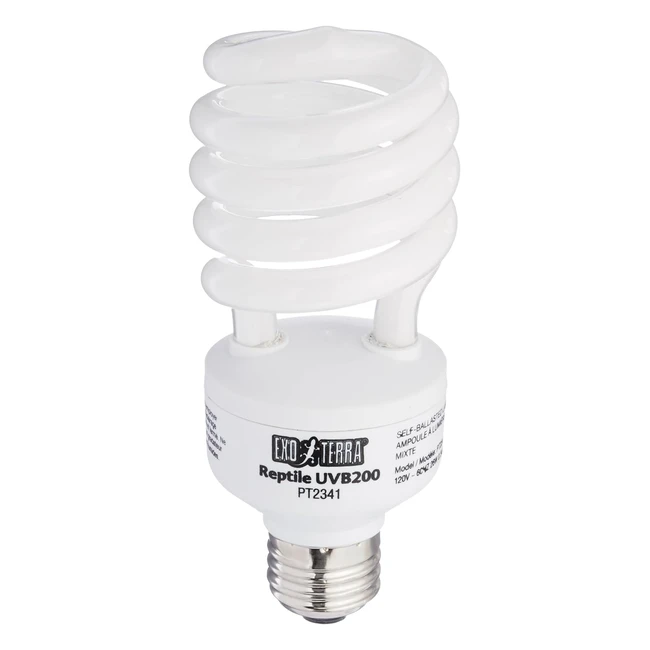 Lampada UVB Exo Terra Repti 200 26W - Stimola l'appetito e la riproduzione - Facile da usare