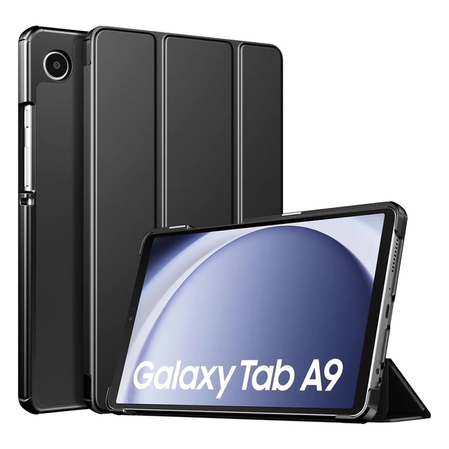Coque Samsung Galaxy Tab A9 87 pouces 2023 - Protection légère en PC rigide - Noir