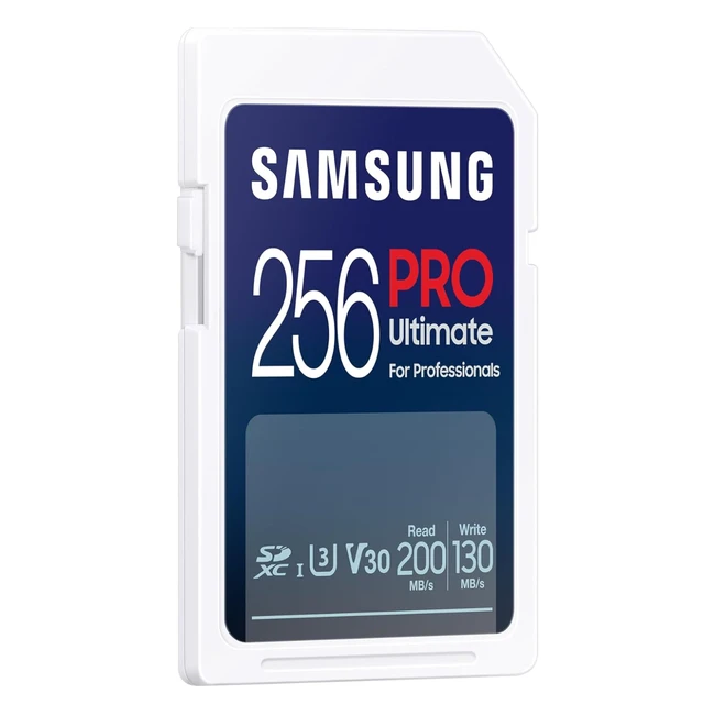 Samsung Pro Ultimate SD MBSY256SWW 256GB - Up to 85 Hours of 4KUHD Video Recording