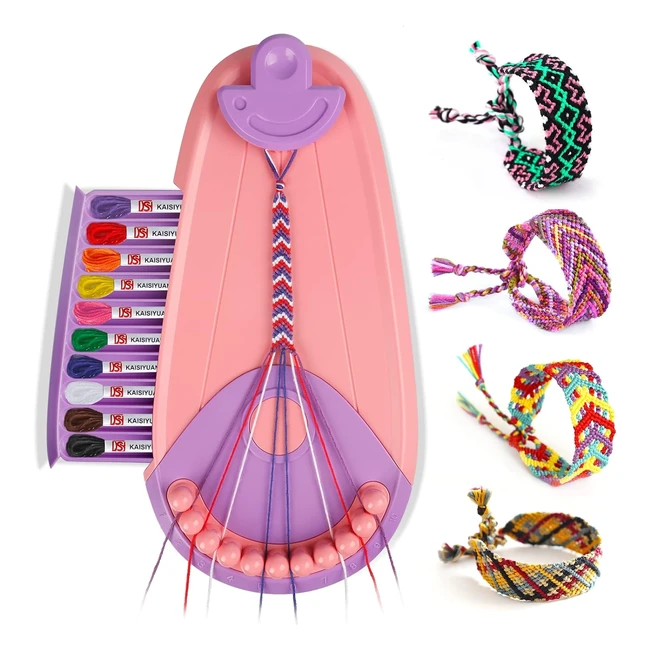 Kit Braccialetti Ragazza Bambini 512 Anni - Bracciali Intrecciati Tessuto - Regalo Compleanno