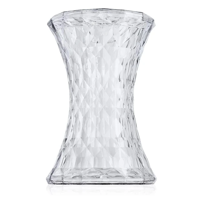 Stone Kartell - Sgabello in Cristallo - Design Marcel Wanders - Ref. 2007 - Dimensioni 30xH45 cm