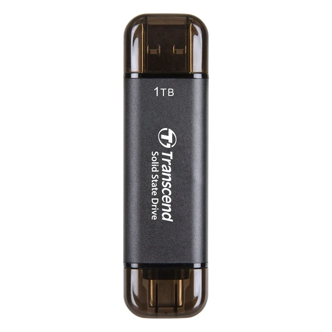 Transcend 1TB externe SSD ESD310C USB 10Gbps - Schneller Speicher fr unterwegs