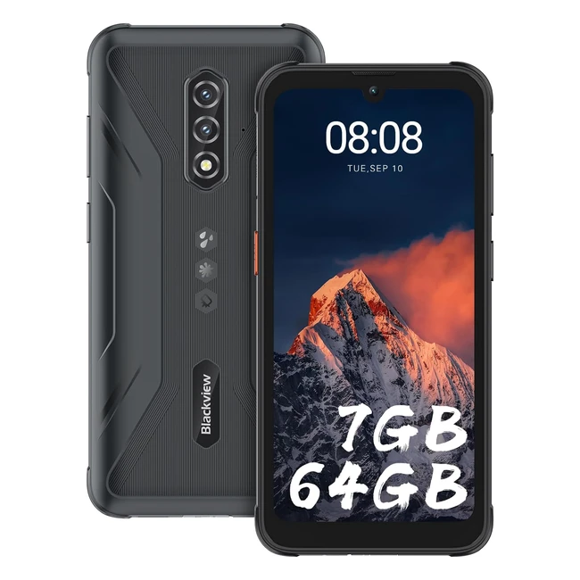 Blackview BV5200Pro Rugged Smartphone 61 HD 7GB RAM 64GB ROM 1TB Espandibile