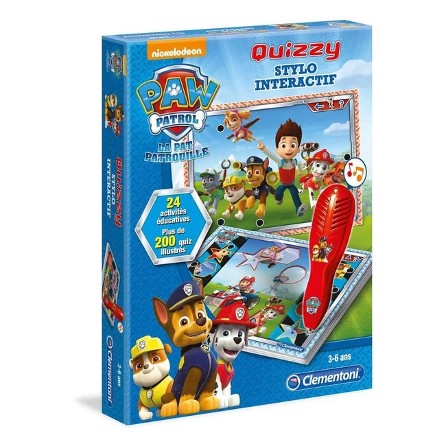 Clementoni Paw Patrol Quizzypatpatrulla 52090 - Actividades Educativas