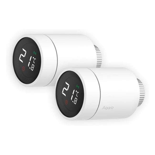 Termostato Radiatore Aqara E1 2Pack - Controllo Vocale - Compatibile con Homekit Alexa Google Assistant - #Riscaldamento #SmartHome #Energia