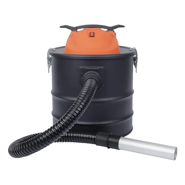 Ardes AR4A20 Ashpiro 20 Aspiracenere Professionale - Serbatoio 20L, Filtro HEPA e Filtro Ignifugo Aggiuntivo Lavabili - Bidone Aspira Cenere Aspiratutto Ideale per Lavoro Quotidiano o Industriale