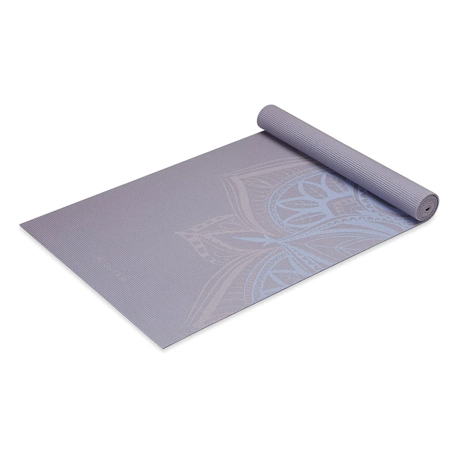 Gaiam Yoga Mat - Premium 5mm Print Non-Slip Extra Thick - Ideal for Yoga Pila