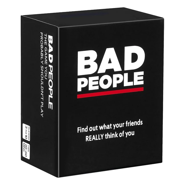 Bad People Game - Find Out What Your Friends Really Think - Hilarious Party Game