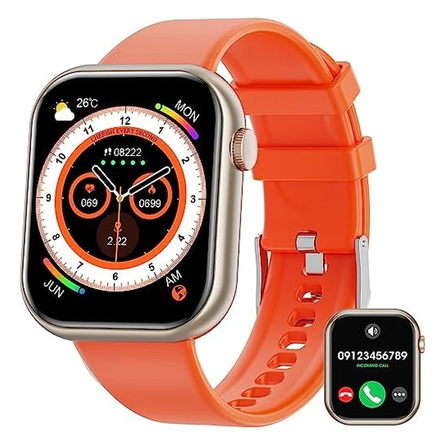 Montre Connectée Homme Femme Bluetooth185 Sports Smartwatch IP68 Étanche