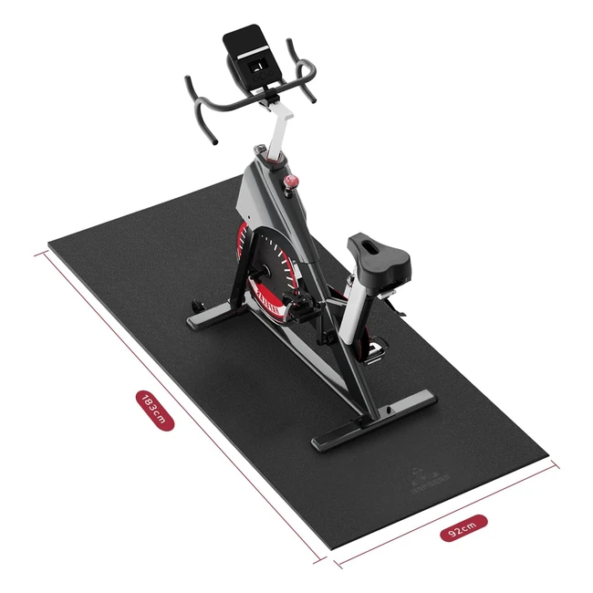 Tapis de protection Hapbear 152x76x183x92x06cm - Antidérapant pour appareils de fitness