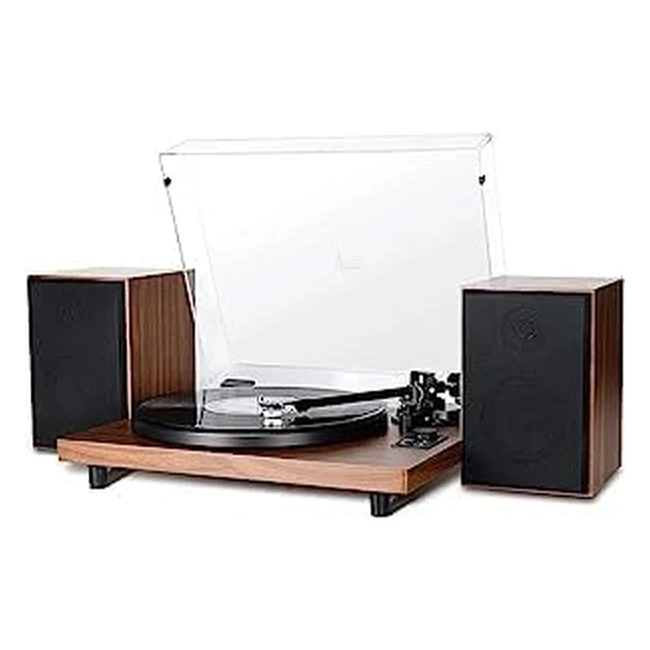 Platine Vinyle Hifi Bluetooth USB - Mersoco - Rf 12345 - Haut-parleur Double 