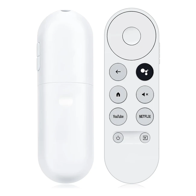 Télécommande vocale Bluetooth IR Yongpow pour Google Chromecast TV 2020 4K Snow G9N9N