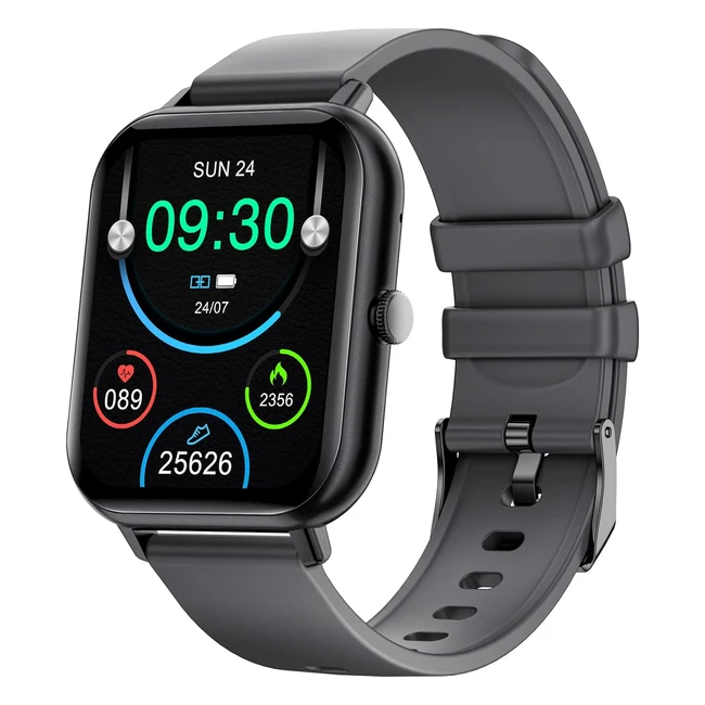 Montre Connectée Femme Siemorl avec Appel Bluetooth185 Smartwatch 100 Sportifs Podomètre Moniteur Sommeil