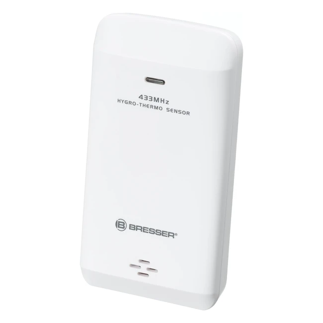 Capteur extérieur thermohygrométrique Bresser 8 canaux - Convient aux stations météo Bresser ThBM et Meteo Life