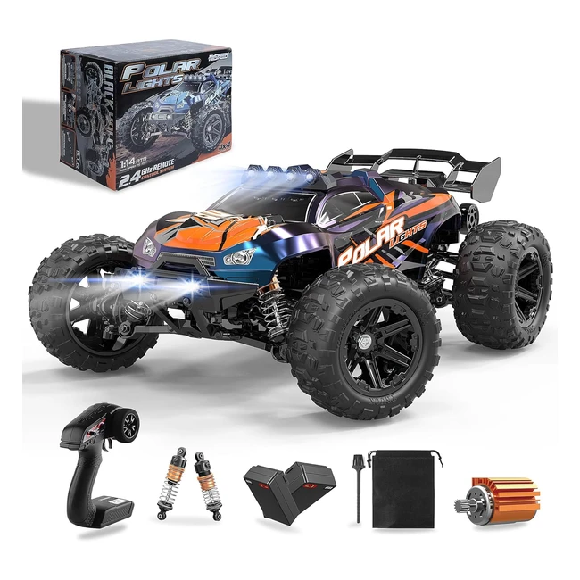 Voiture télécommandée 1/14 40 km/h tout-terrain adulte 24 GHz RC électrique jouet