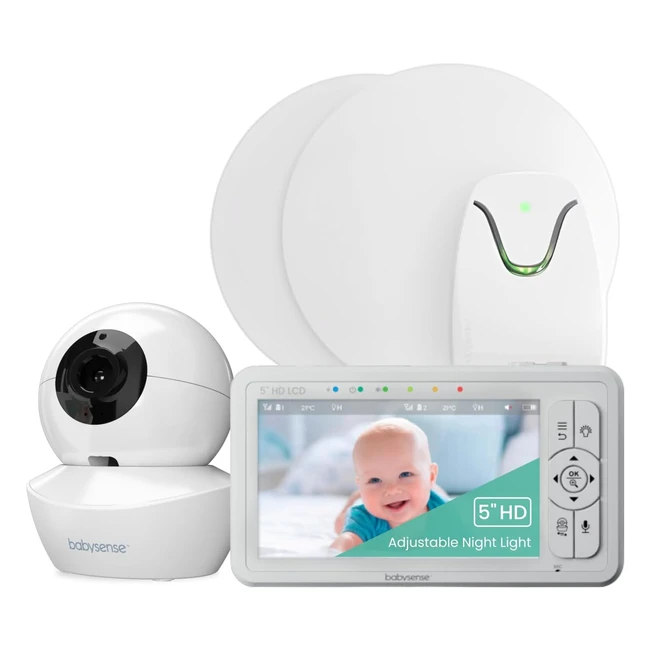Babysense Baby Breathing Monitor HD Video Night Vision - Peace of Mind Guarant