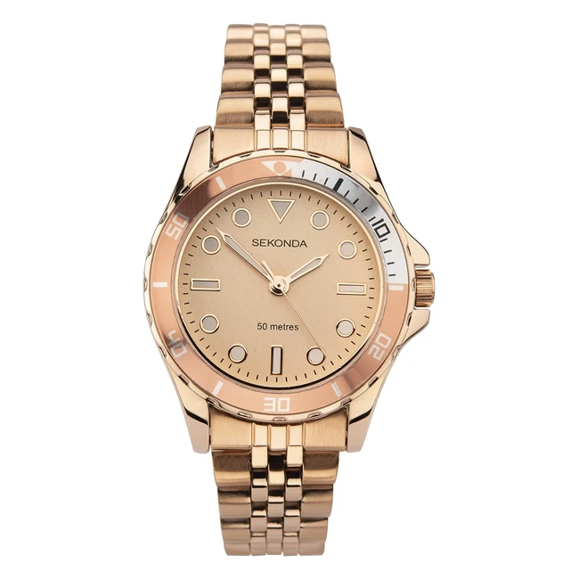 Sekonda Women's Balearic Dive Style Watch | 33mm | Quartz | Mineral Glass