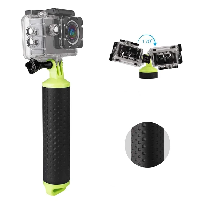 Palo Selfie Flotante Wolfang, Mango Impermeable, Referencia: 123456, Ideal para Cámaras Deportivas