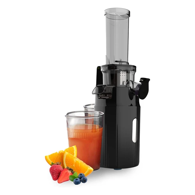 Extracteur de jus lent compact Zuminstant, haute qualité, pressage à froid, maximise nutriments et vitamines