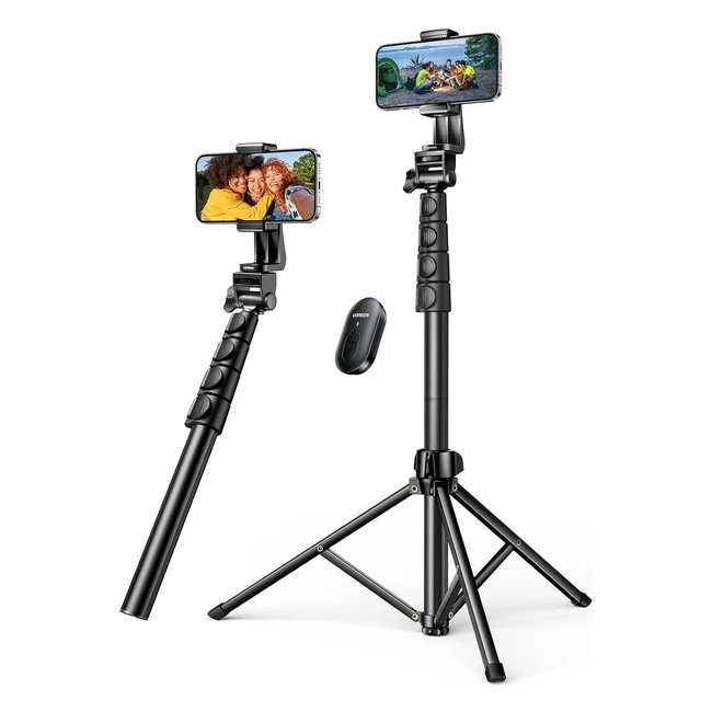 Ugreen Bluetooth Selfie Stick Treppiede 170cm 3 in 1 per Cellulare iPhone 15 Plus 15 Pro Max1413 1211 Gopro