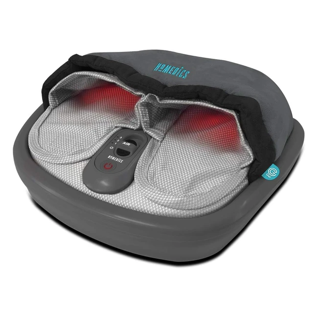 Masajeador eléctrico para pies Homedics - Dispositivo portátil con tecnología de nodos de gel y calor ajustable