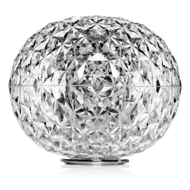 Lampe de table Kartell Planet cristal - Pied transparent - Réf. XYZ - Design moderne