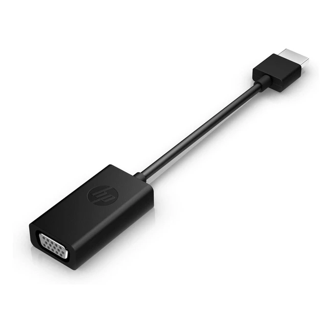 Adattatore HDMI a VGA HP X1B84AA Nero - Compatibile con Notebook e Tablet HP