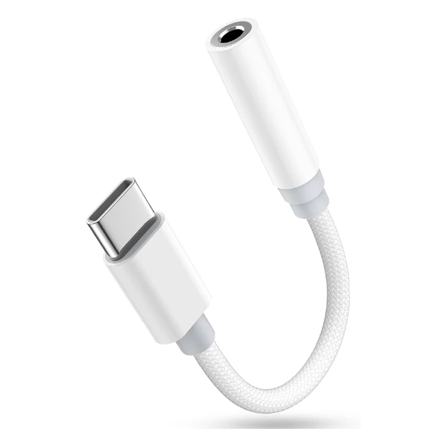 Adattatore USB C a Jack - Cuffie 3.5mm per iPhone 15 Pro Max, Samsung S23, Huawei P50 - Alta qualità