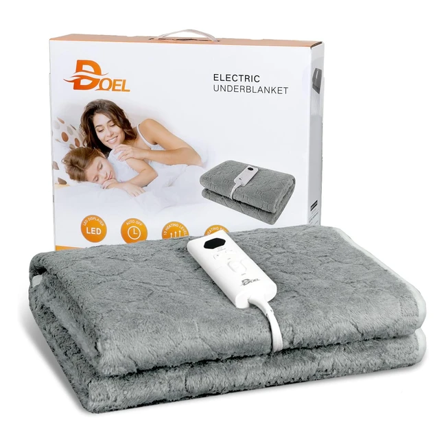Cozy Doel Electric Blanket - 150x75cm - 10 Heating Levels - Auto-off Timer
