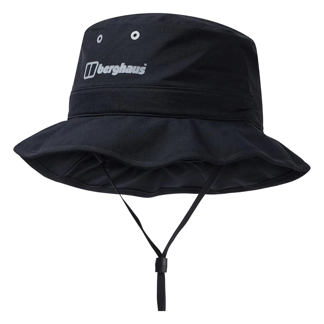 Berghaus Ortler Boonie Hat - Unisex Jet Black One Size - Free Delivery