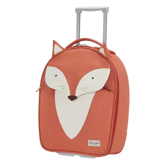 Samsonite Happy Sammies Upright Childrens Luggage 45cm - Orange Fox William
