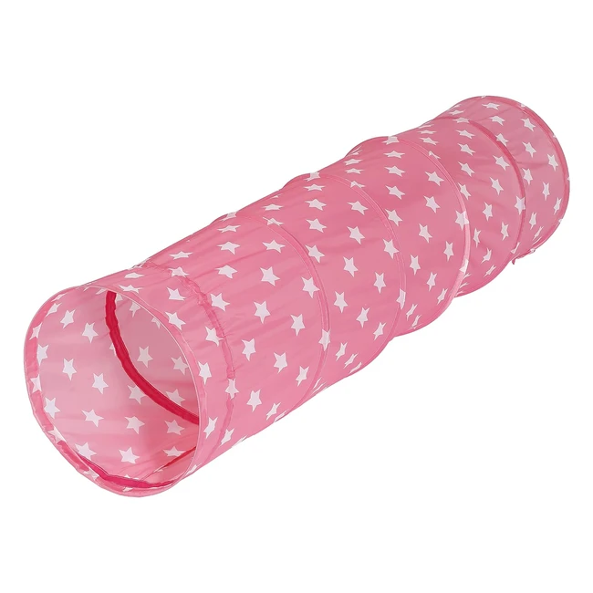 Tubo de Juego Knorrtoyscomtnel Pink White Stars 55142 - Divertido y Resistente
