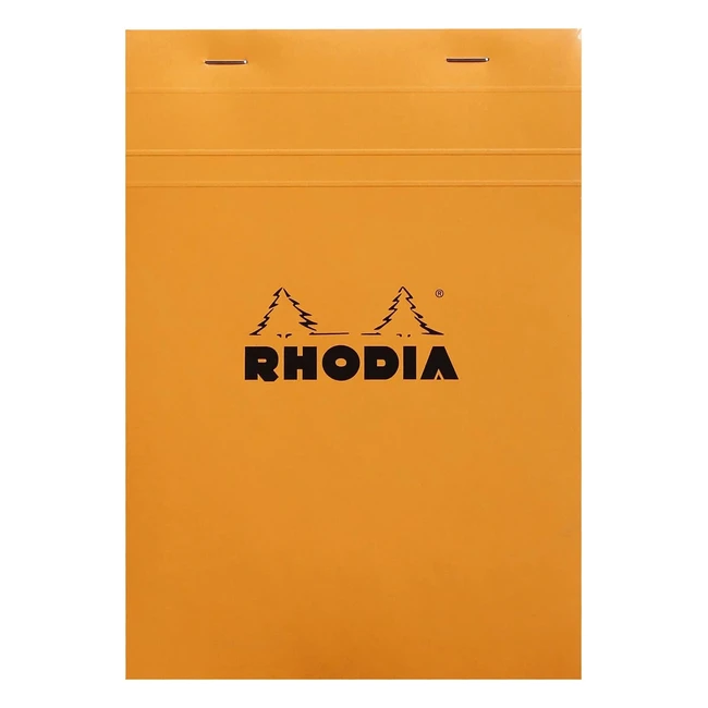 Blocco Rhodia 16200C Punto Metallico N 15 148x21 cm 80 Fogli Staccabili Quadrett
