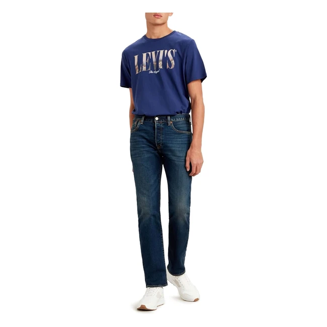 Levis 501 Original Fit Vaqueros Hombre Block Crusher 36W 32L - Envío Gratis